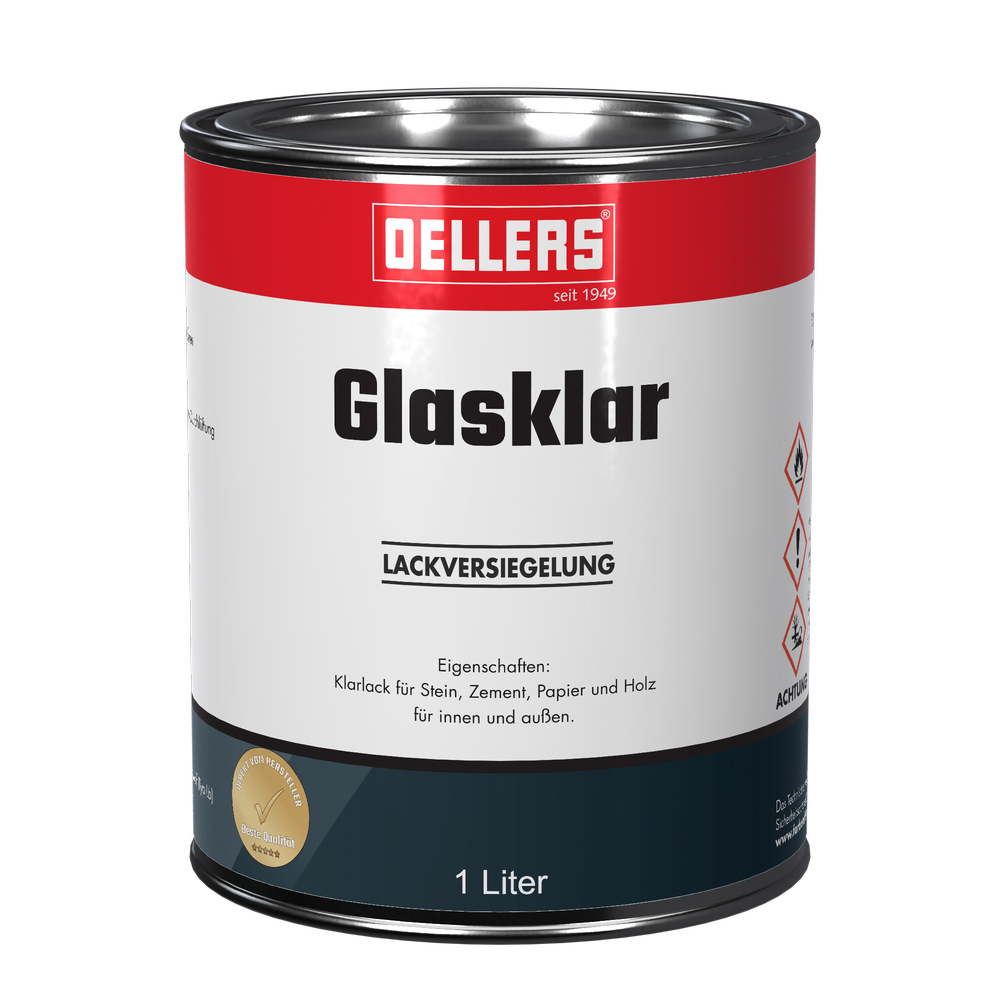 1 Liter OELLERS Glasklar Topf 1 Liter OELLERS Glasklar