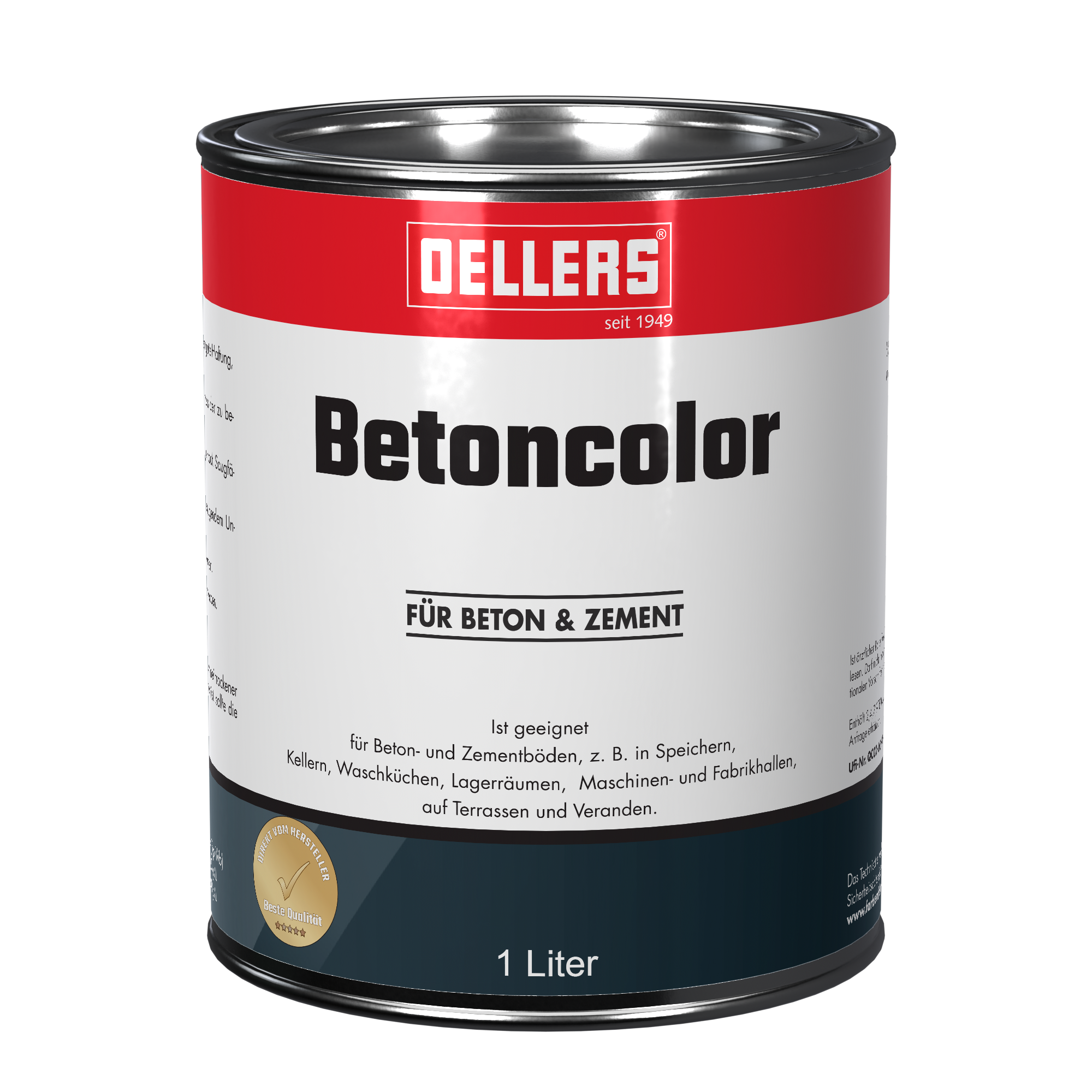 1 Liter Betoncolor OELLERS Dose 1 Liter Betoncolor OELLERS