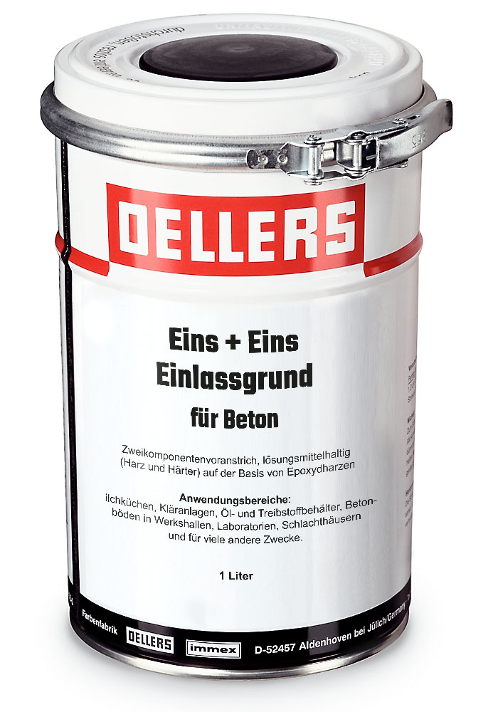 1 Liter OELLERS 1 + 1 Einlassgrund Ringeimer 1 Liter OELLERS 1 + 1 Einlassgrund
