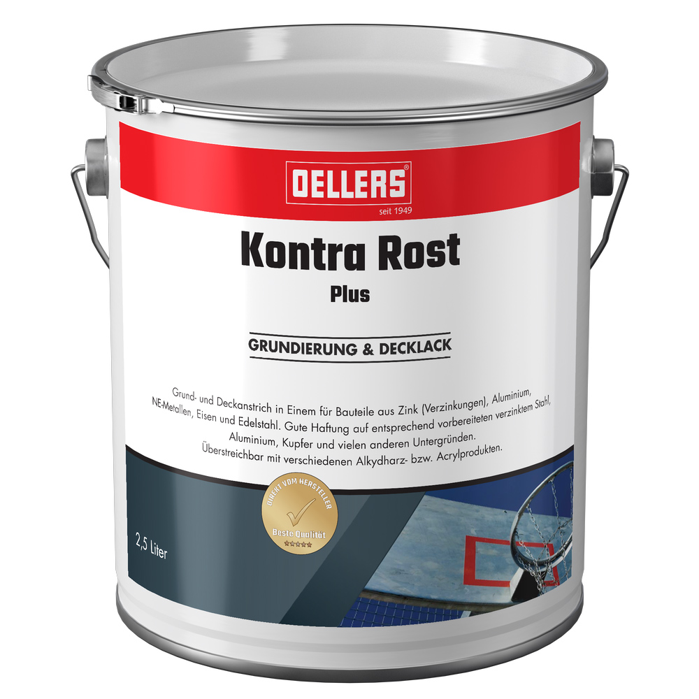 2,5 Liter OELLERS Kontra Rost plus Ringeimer 2,5 Liter OELLERS Kontra Rost plus