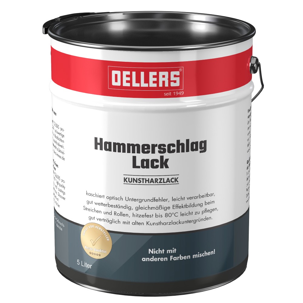 5 Liter OELLERS Hammerschlaglack Ringeimer 5 Liter OELLERS Hammerschlaglack