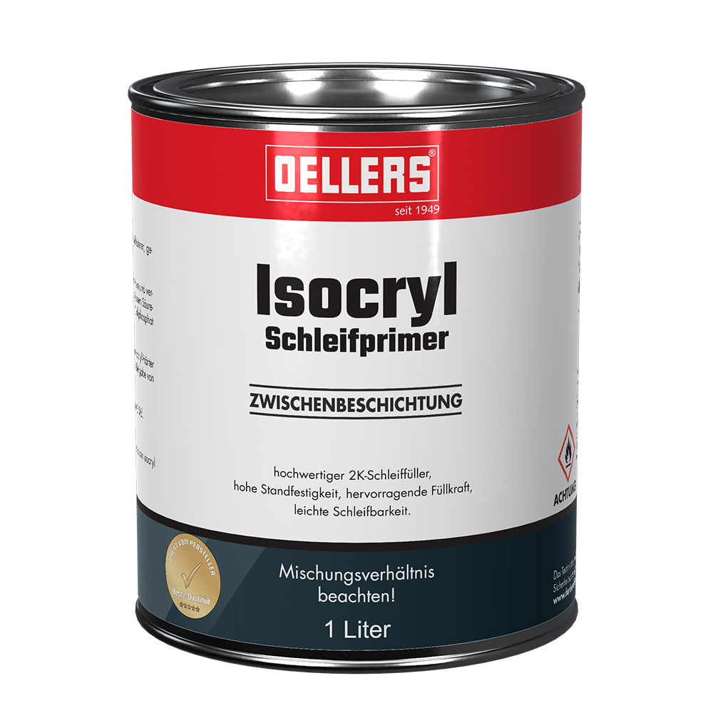 1 Liter Isocryl Schleifprimer OELLERS Dose 1 Liter Isocryl Schleifprimer OELLERS